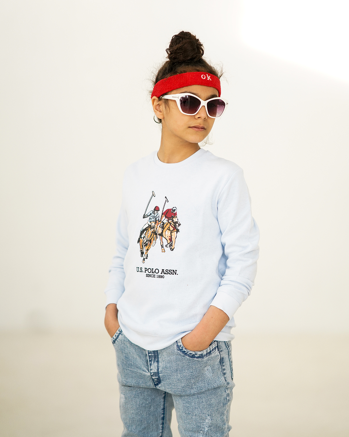 بلوز چاپی طرح دو اسب